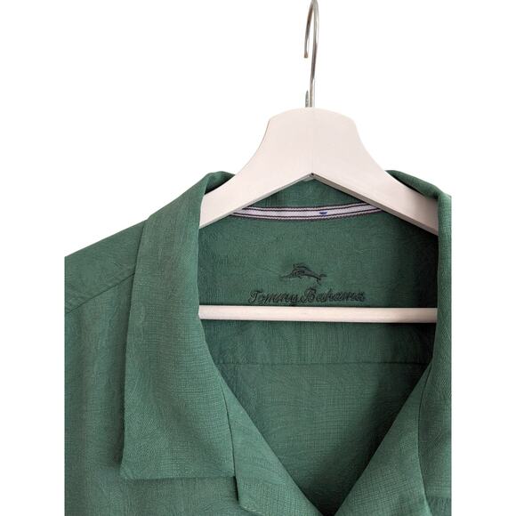 Tommy Bahama Silk Shirt Mens XXXL Green Bay Packers Football Short Sleeve Button - Picture 4 of 7